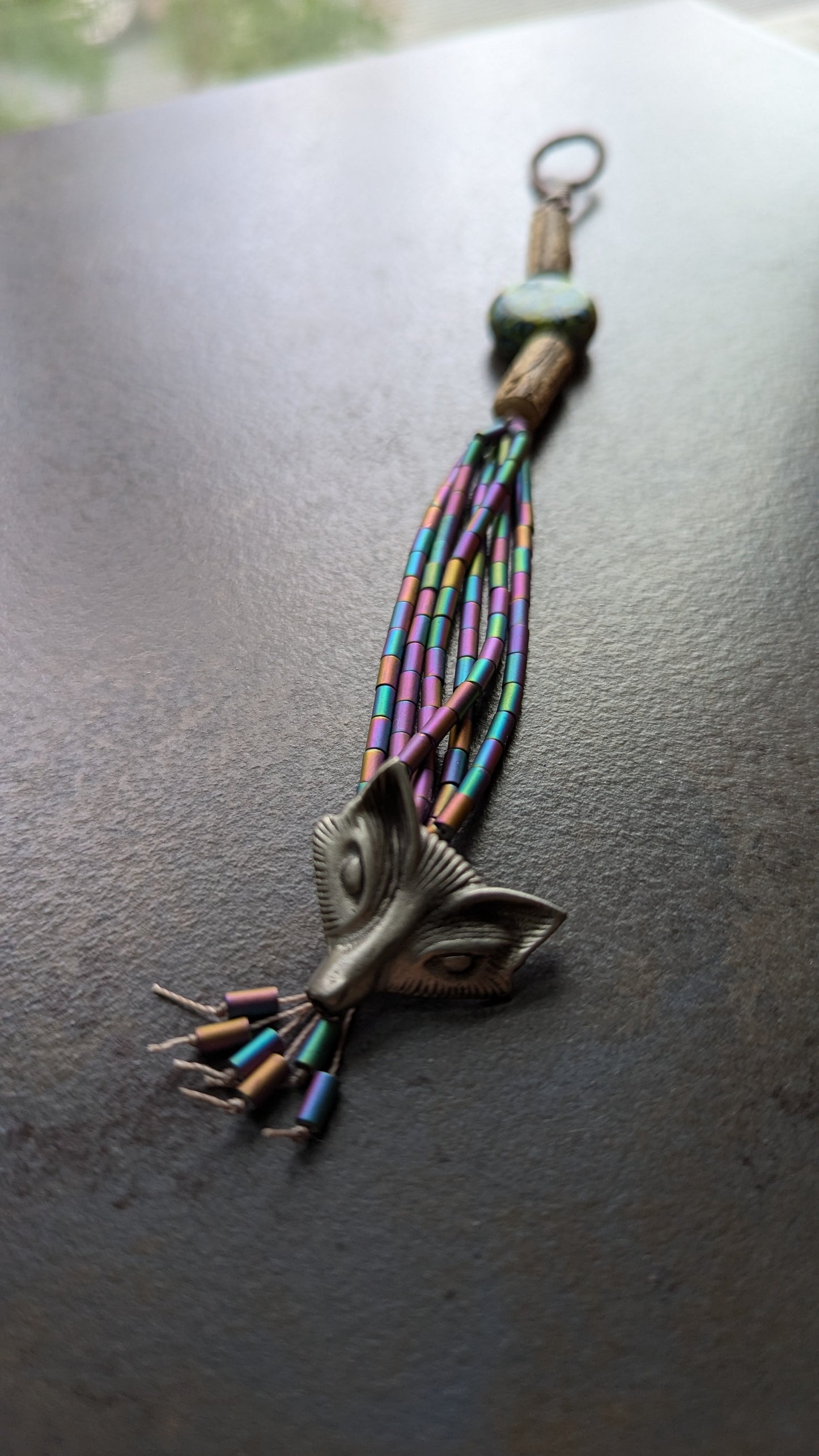 Knotted Bracelet with Fox