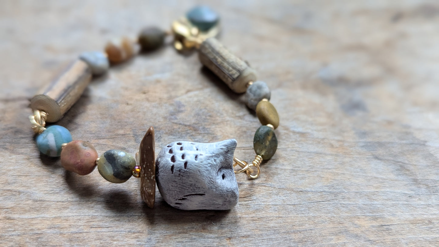 Snowy Owl Bracelet