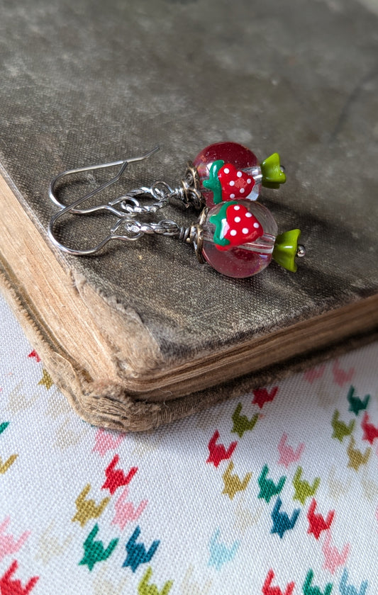 Strawberries Earrings